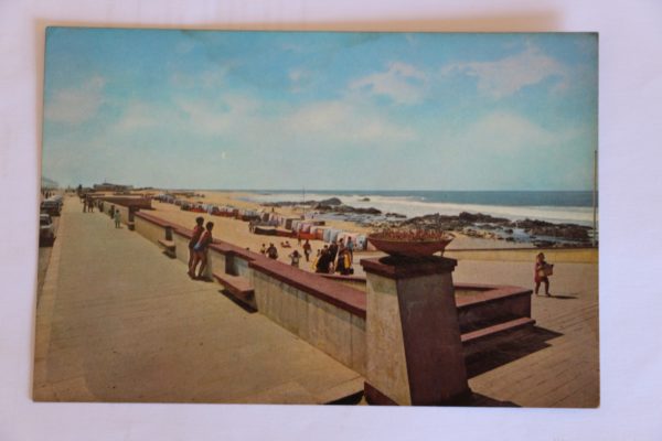 Panorâmica da praia - postal