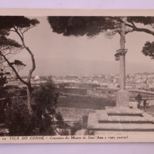 Cruzeiro do Monte de Sant'ana e vista parcial - postal