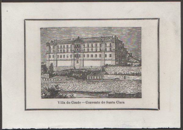 Villa do Conde - Convento de Santa Clara - gravura